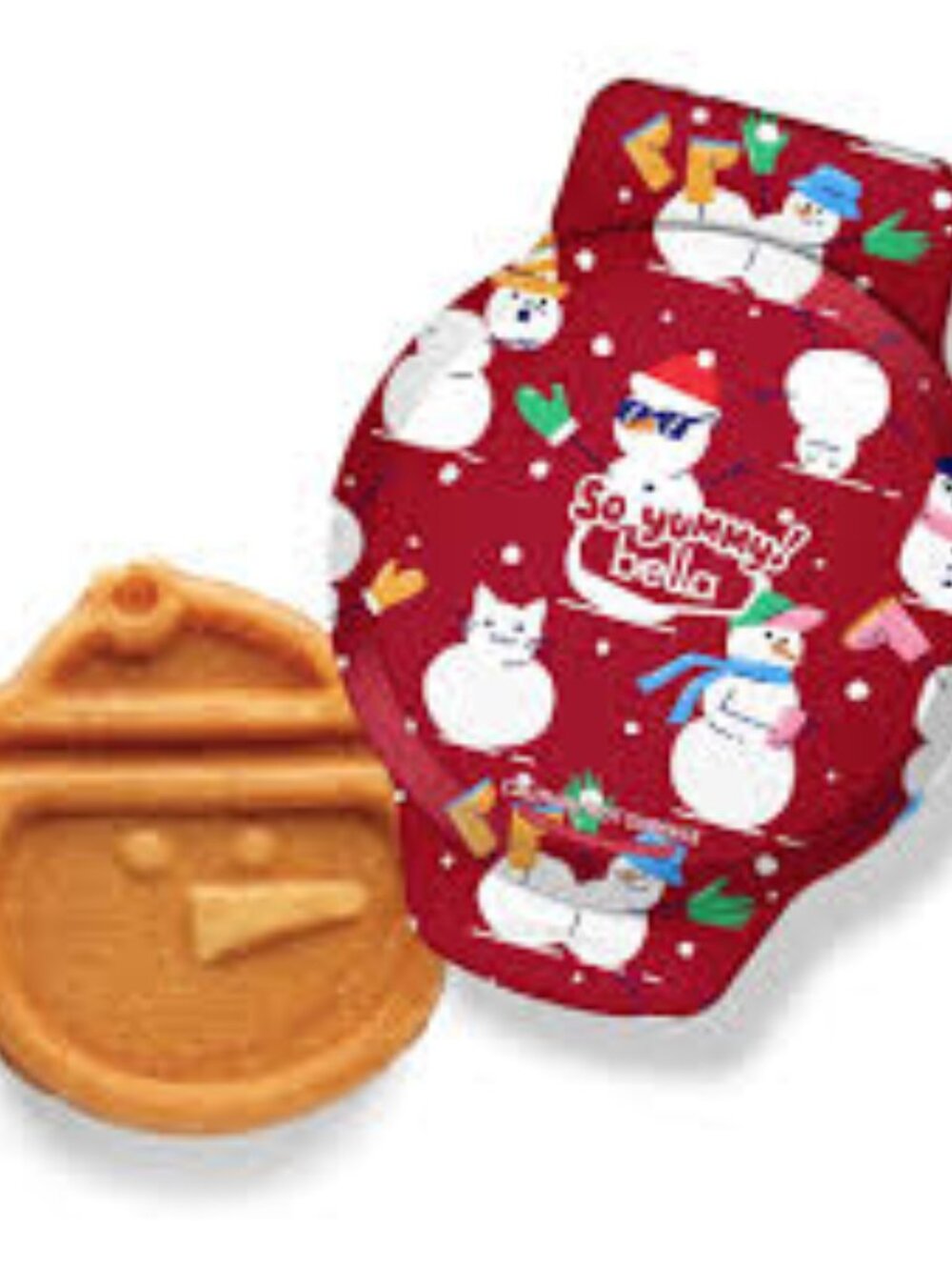 So Yummy by Bella Holiday Mini Waffle Maker in Snowman design-NWT